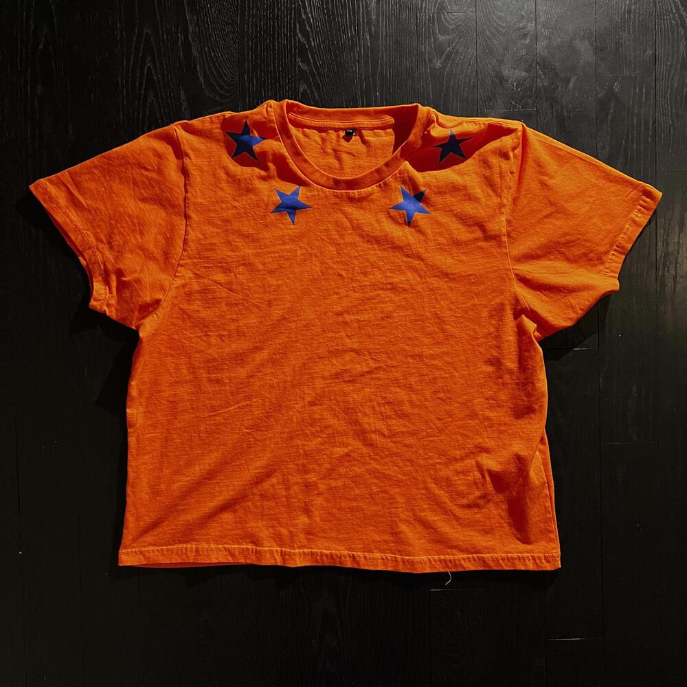 wastrre Star T-shirt Orange/Blue